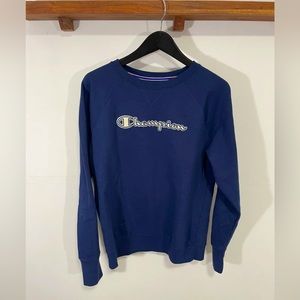 Vintage Champion Blue Sweater Men’s Large